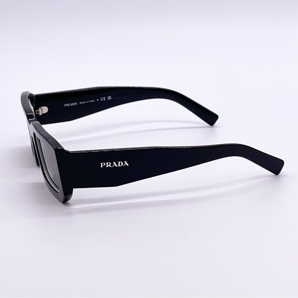 NEW PR06YS 09Q5S0 PRADA UNISEX SUNGLASSES PRADA SPR 06Y BLACK EYEWEAR PR 06YS - Picture 8 of 13